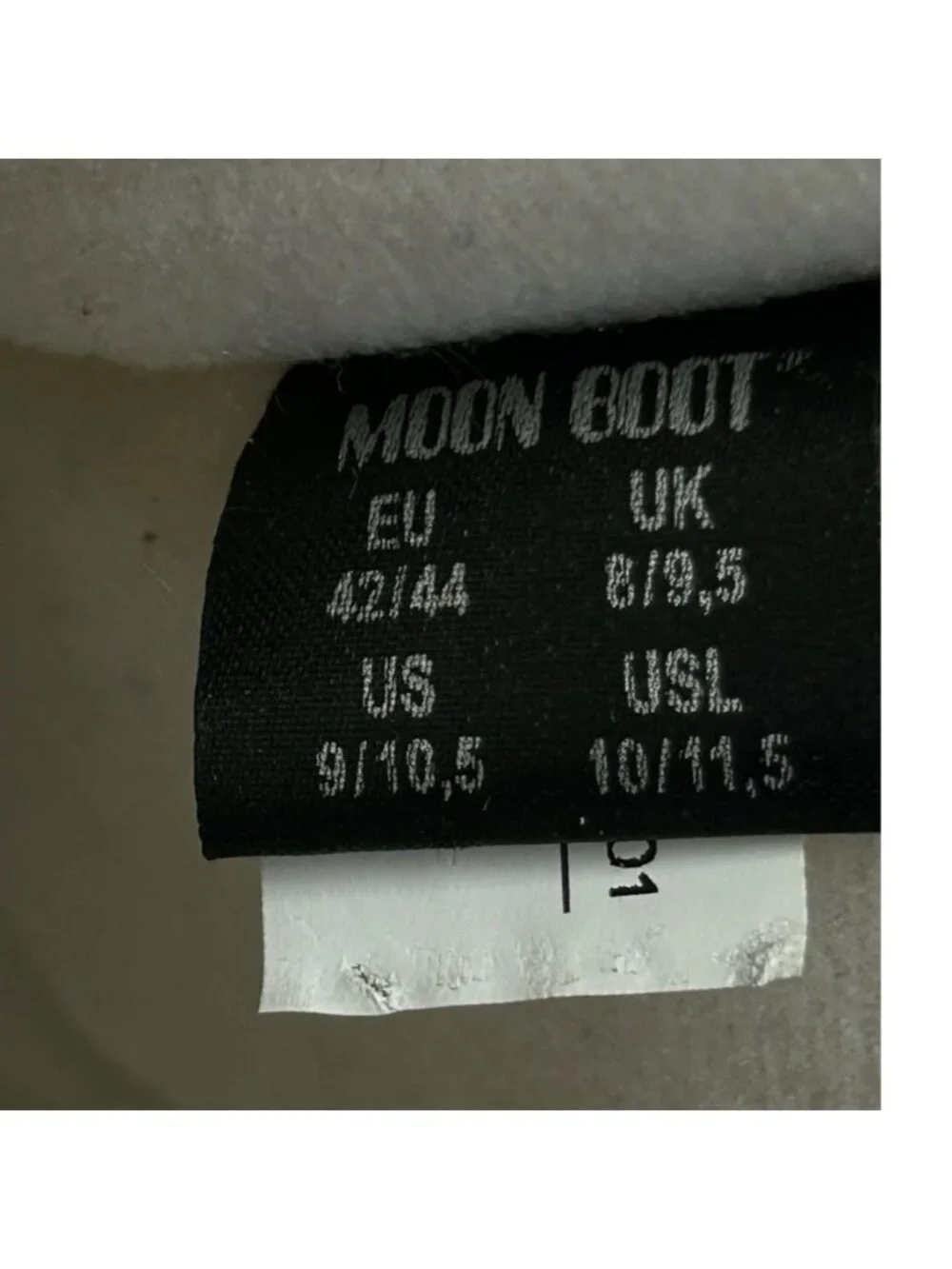 Moon Boot Icon Classic Black Winter Snow Boots W SIZE 10-11.5
